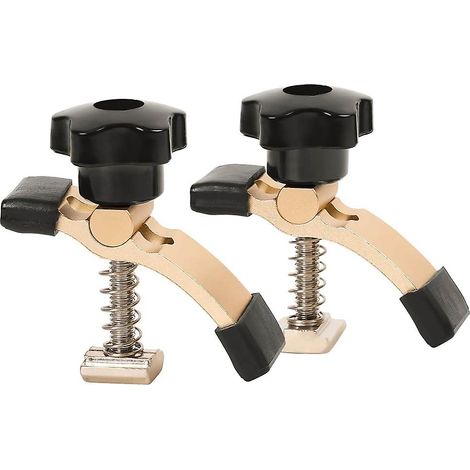 Kit de 2 mini-pinces de serrage, pinces pour fraiseuse CNC pour le travail du bois et des métaux, avec fraiseuse CNC 3018 (1/5)