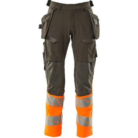 Pantalon de travail Mascot accelerate safe 19131 haute visibilité imperméable