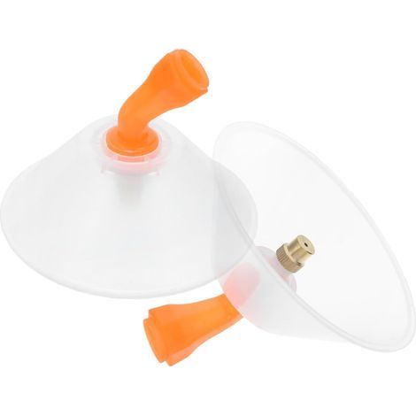 Stück Transparent Sprühdüsen aus Kunststoff mit Windschutz (1/5)