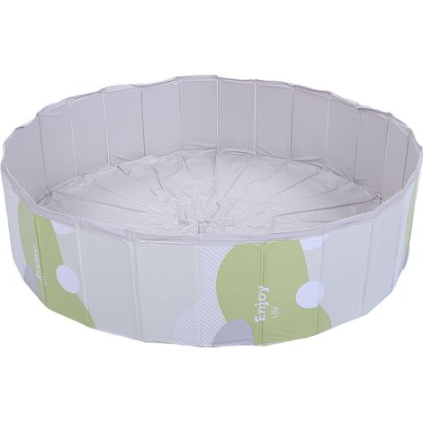 Piscine pliable pour chiens, baignoire portable, piscine repliable pour animaux de compagnie, pour chiens et chats en extérieur, couleur verte, 120 x 30 cm / 47,24 x 11,81 pouces (1/5)