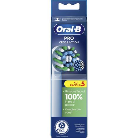 Oral-B CrossAction 80730885 Elektrischer Zahnbürstenkopf 5 Stück(e) Weiß