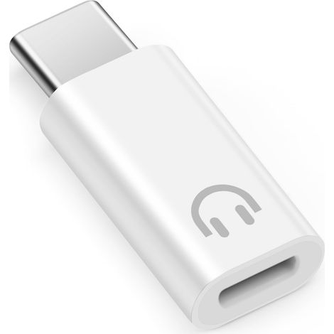 Lightning-auf-USB-C-Audioadapter – 1 Stück – Robustes Aluminiumgehäuse – Kabel- und HiFi-Steuerung – Für iPhone, iPad und Tablets – Schwarz (1/5)