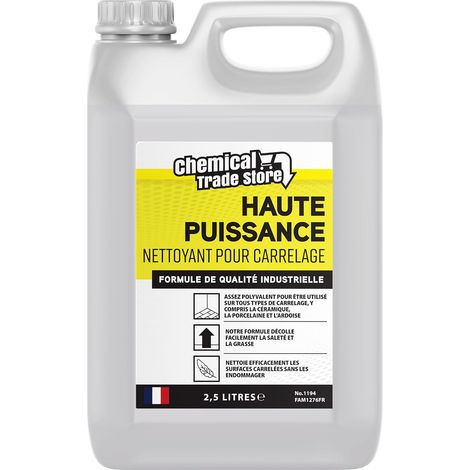 Nettoyant pour carrelage Solution de nettoyage pour sols en céramique, pierre naturelle, élimination puissante de la saleté - 2,5 litres (1/5)
