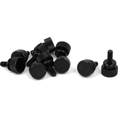 Vis moletées à épaulement M4x10mm (lot de 10) pour boîtier d'ordinateur PC