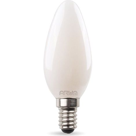 LAMPADINA LED Filamento opaco E14 4W  Température de Couleur: Bianco caldo 2700K