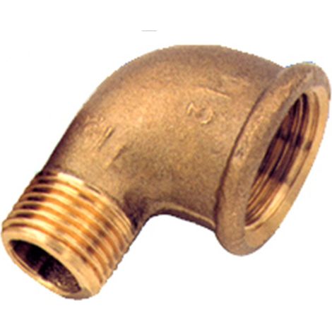 Coude en laiton mâle-femelle 3/4" PLUVIA A318