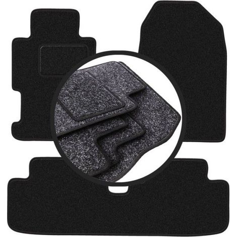 Tapis De Voiture - Polypropylène - Pour Honda Civic VII 3 Portes Hayon Coupé 2001-2005 - Lot De 4 (1/5)