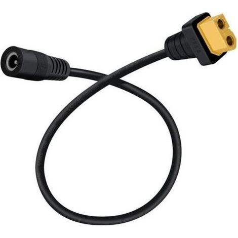 XT60 vers DC 5.5x25mm Connecteur DC vers XT60 Câble D'adaptateur pour ts100, Chargement de la Batterie Solaire 30cm (DC Femelle XT60 Femelle) (1/3)