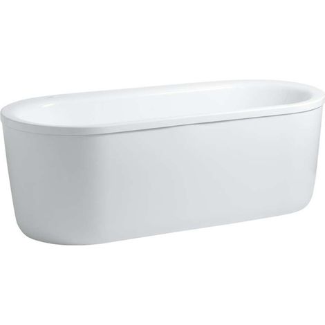 Laufen Solutions - Badewanne mit Fußgestell, 180x80 cm, weiß H2245120000001 (1/3)