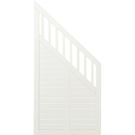 Plus Zaun Nostalgie 90 x 180/95 cm RAL 9010 Weiß