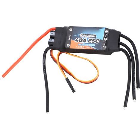 GTSKYTENRC 40A Bürstenloser bidirektionaler elektrischer Drehzahlregler, 5V 3A BEC für 2-6S bürstenlose Motoren, geeignet für RC-Autos und -Boote. (1/5)