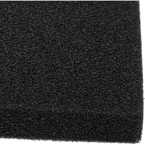 Mousse filtrante biochimique en coton super activé pour aquarium, 50 x 50 x 4 cm
