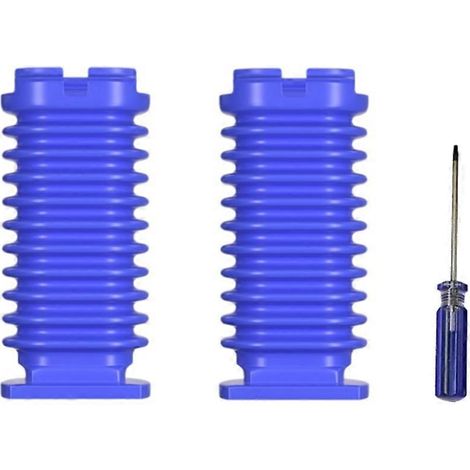 Tuyau inférieur d'aspirateur pour aspirateur V8slim/Digital Slim/V10 Slim/V12/V12slim/V15 Detect Slim, tuyau bleu, lot de 3 (1/4)