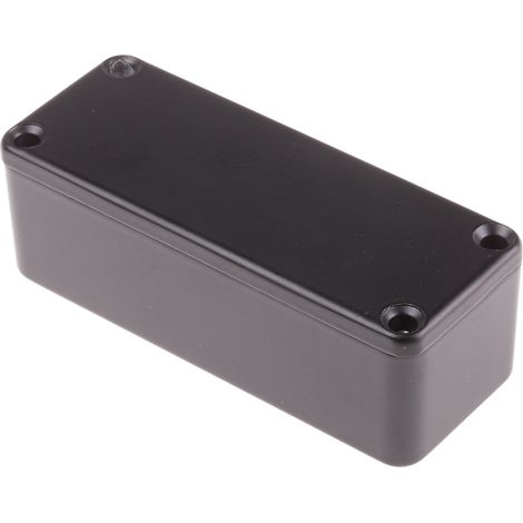 Boîtier RS PRO en Fonte d'aluminium, 89.1 x 35 x 30.3mm, Noir, Blindé ( Prix pour 1 ) (1/2)