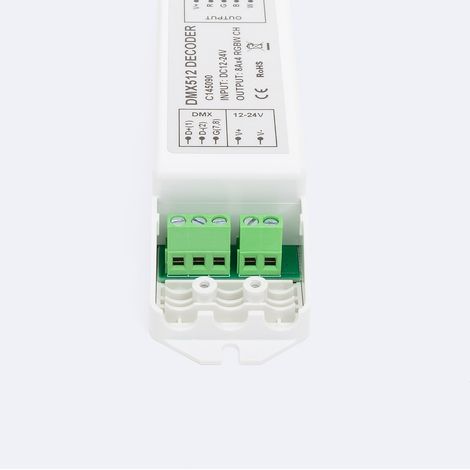 Controlador RGBW DMX512 Decoder 4 Canales RGBW (1/5)