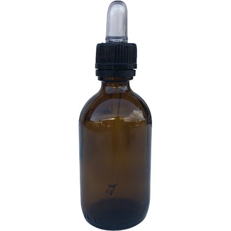 Bottiglietta in vetro scuro da 50 ml, completa di contagocce (confezione da 77 pz)