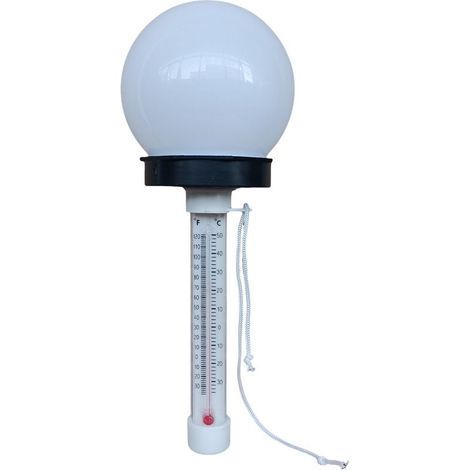 Thermomètre solaire numérique flottant pour piscines, avec LED, résistant aux chocs, pour mesurer la température de l'eau des piscines et spas.-AquaForge (1/5)