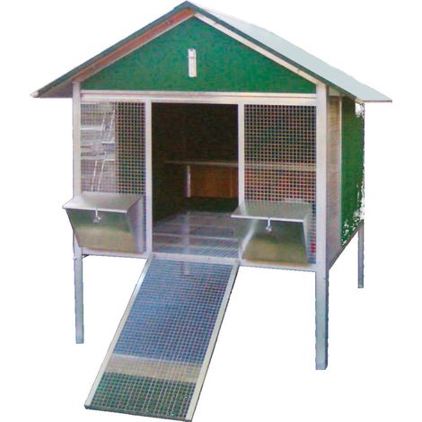 Pollaio da esterno per ovaiole cm 140x180x190h