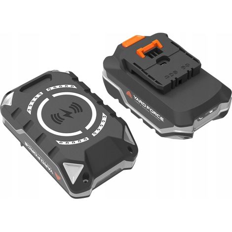 Yard Force Akku Lithium-Ionen-Batterie 20 V Schwarz