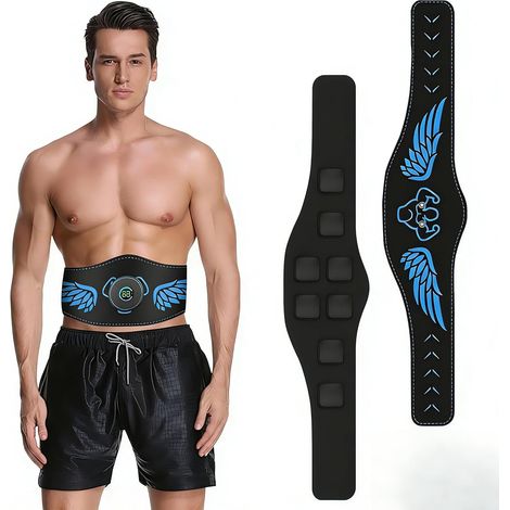 Appareil d'entraînement électrique pour abdominaux, avec 10 modes et 39 niveaux d'intensité, pour abdominaux, bras, jambes, hommes et femmes (1/5)
