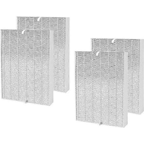 Lot de 4 filtres de rechange HEPA 115115, compatibles avec les purificateurs d'air PlasmaWave C535 5300 5300-2 6300 6300-2. (1/5)