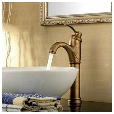 royaluxe-LaBlanc - Mitigeur de lavabo rétro,Robinet de lavabo style antique de hauteur 325 MM (1/5)