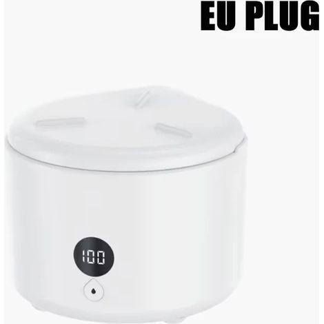(Blanc, norme européenne) Nettoyeur de appareils dentaires à ultrasons 150 ml avec 4 vitesses (1/5)