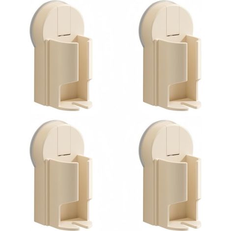 Zahnbürstenhalter 10x5,5cm, platzsparend (Weiß) (1/5)