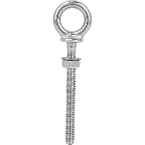 Eye Bolt - M8 Stainless Steel 316 Long Loop Screw For Cable And Rope - Marine Grade - Outdoor And Vehicle Use - 1 Piece (1/5)