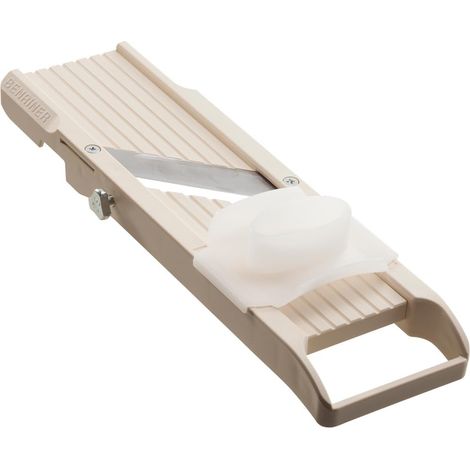 1 Mandoline Coupe-légumes, Lame Acier Inoxydable, 3 Lames Interchangeables, Ajustement Épaisseur, Cuisine Professionnelle (1/5)
