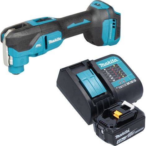 Utensile multifunzione a batteria Makita DTM 53 SM1 18 V OIS / Starlock Brushless + 1 batteria da 4,0 Ah + caricabatterie (1/5)
