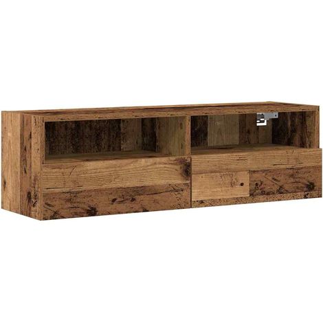 Maison Exclusive - Mobile TV da parete Legno vecchio 100 x 30 x 30 cm
