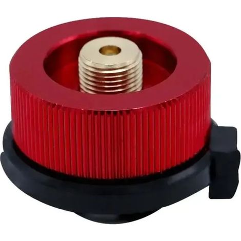 Convertisseur pour réchaud à gaz de camping extérieur, connecteur de brûleur à gaz, adaptateur de réservoir de gaz en aluminium, adaptateur de recharge de propane pour réchaud de pique-nique extérieur (1/4)