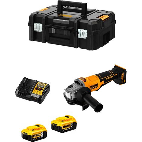 Mini-Meuleuse DeWALT DCG408P2T (2 x 5,0 Ah DCB1104 TSTAK II) (1/5)