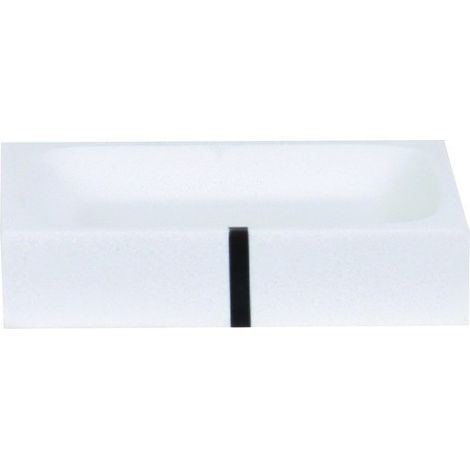 Porte Savon Polyrésine DUBAI Blanc MSV (1/2)