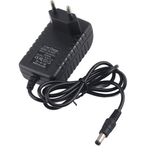 Prise UE 100‑240V 16.8V 1A Chargeur de batterie au lithium PC Adaptateur de charge multi‑protection (1/5)