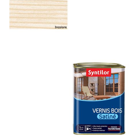 Vernis Bois Incolore Satiné 1L