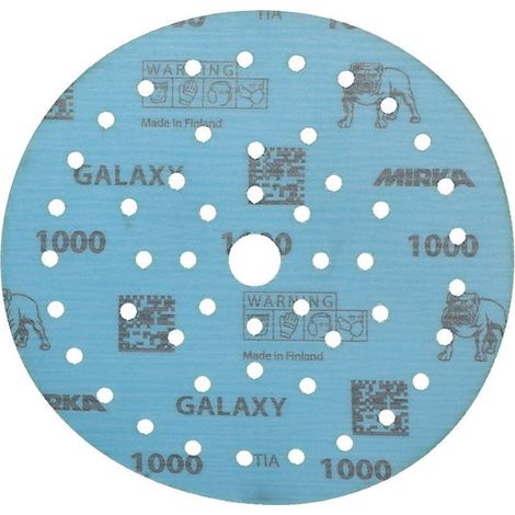 MIRKA Grip Multifit Schleifscheibe - Ø 150 mm - Packung mit 50 Stück - Korn 1000 - FY6M105092