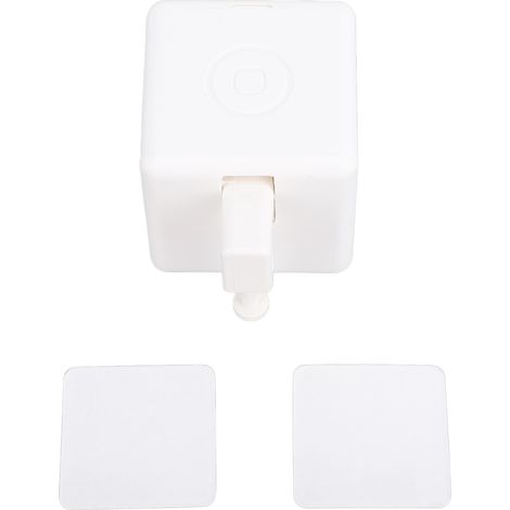 Ortviai Poussoir Intelligent Sans Fil Bluetooth pour Bouton – Blanc, Contrôle Vocal et Tactile, Alimenté par Pile Intégrée (1/5)