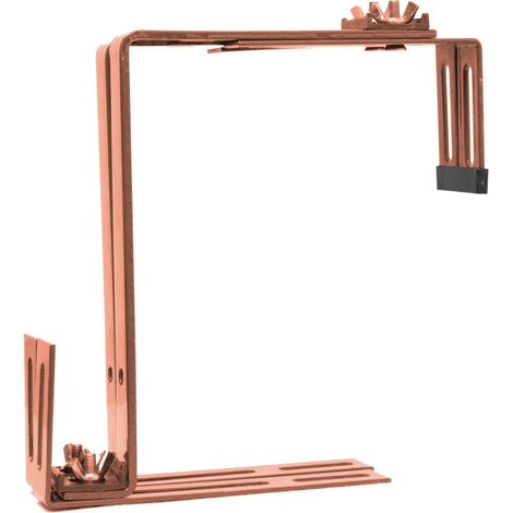 TrendLine Blumenkastenhalter 2-fach verstellbar Balkonkastenhalter Terracotta