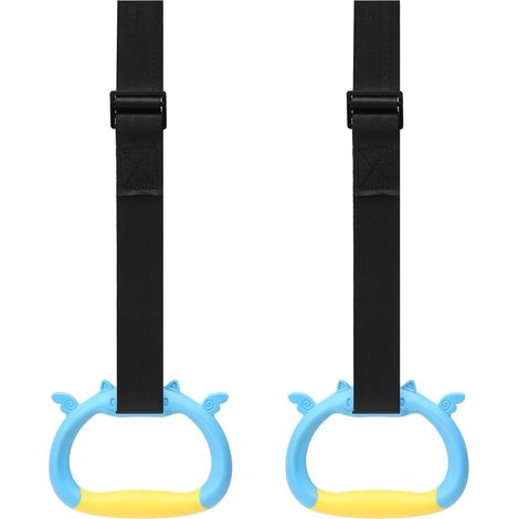 Heimturnring-Set, Kinder-Ringtrainingsset, Turnringe, rutschfeste Turnringe, Trainingsringe, verstellbarer Gurt, Klimmzug- und Trainingsringe für das Heim-Fitnessstudio