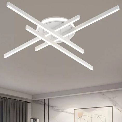 TrAdE Shop Traesio - Lampada Plafoniera Da Soffitto Moderna 45w A Led 3600lm Cct Ip20 Bianco Pn-21b3c -