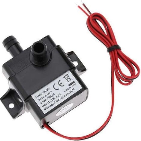 Cette pompe submersible sans balais à énergie solaire DC 12V a un débit de 240 litres par heure, est ultra-silencieuse et convient aux aquariums, bassins, fontaines, etc. (1/5)