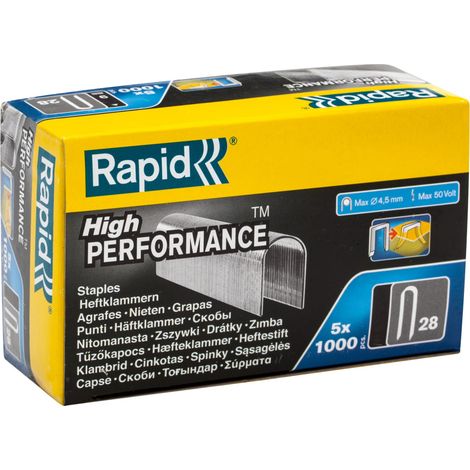 28/10 10Mm Dp X 5M Galvanised Staples Box 5 X 1000