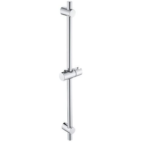 Barre de Douche Acier inoxydable Ensemble de Douche 68cm Avec Support de Douche Dimensions 68 x 2,2 cm, chromé (1/5)