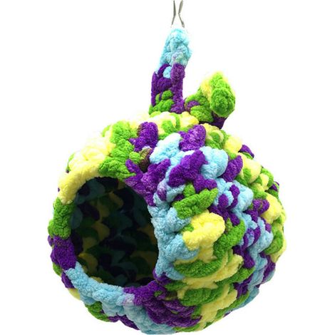 Tricoté Hamac Rat pour L'été Hamac Lit Couchage Furet Rongeur Rat Hamster Ecureuil Chinchilla Cochon Coussin Maison Jouet Accessoire, (1/5)