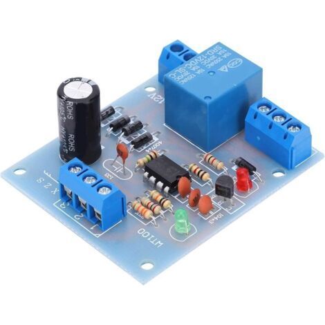PA Module de Contrôleur de Niveau d'eau 12VDC Capteur de Détection de Niveau d'eau Interrupteur de Commande de Liquide Automatique Carte PCB Accessoire de Composant électronique (1/4)