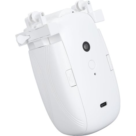 Ouvre-rideaux intelligent, commande vocale Bluetooth, capteur de température et de luminosité, robot d'ouverture de rideaux automatique silencieux compatible avec Google Assistant (1/5)