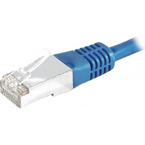 Cordon RJ45 S/FTP CAT 6 Bleu - 0,50m