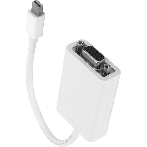 Adaptateur Mini DP Mâle vers VGA Femelle 6,7 pouces Haute Définition pour PC (1/5)